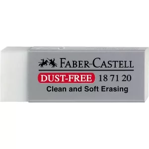 Γόμα Faber-Castell Dust Free λευκή