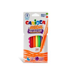 Μαρκαδόροι Carioca Neon 8 Χρωμάτων