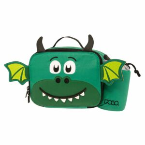 Τσαντάκι φαγητού Lunch Bag Junior Little Polo Δράκος Πράσινο